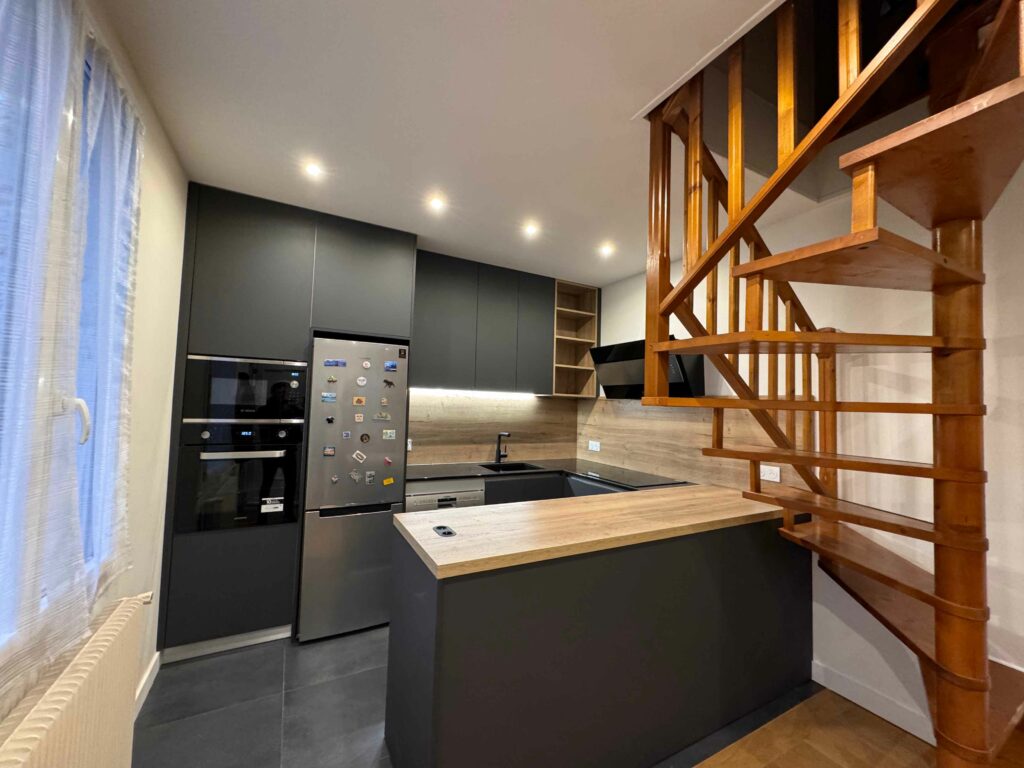 Réalisation cuisine sur mesure Île-de-France - Mon Cuisiniste Privé