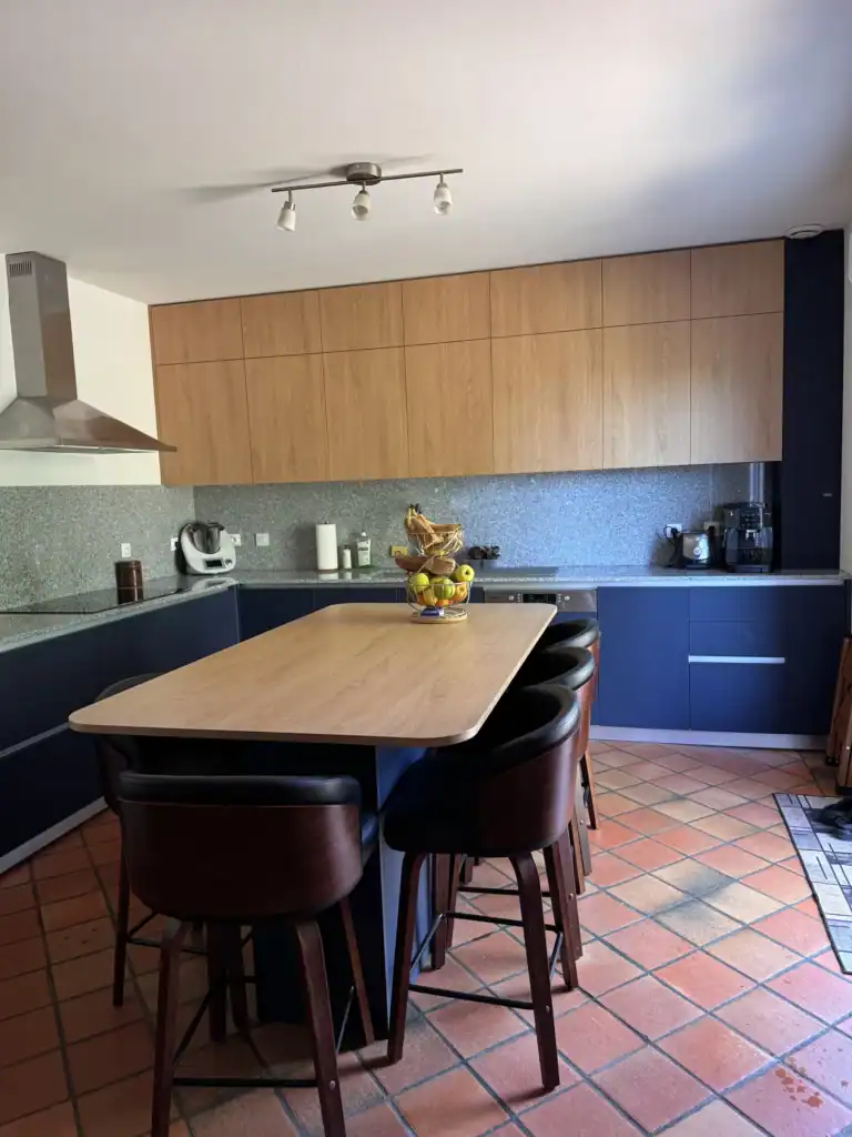 Cuisine sur mesure à Rambouillet après rénovation complète par Mon Cuisiniste Privé