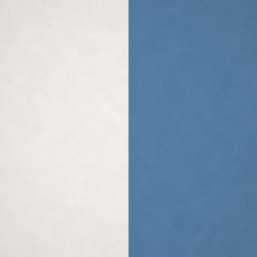 Façade sur mesure Bloc Azur, Bicolore blanc / bleu, finition Mat