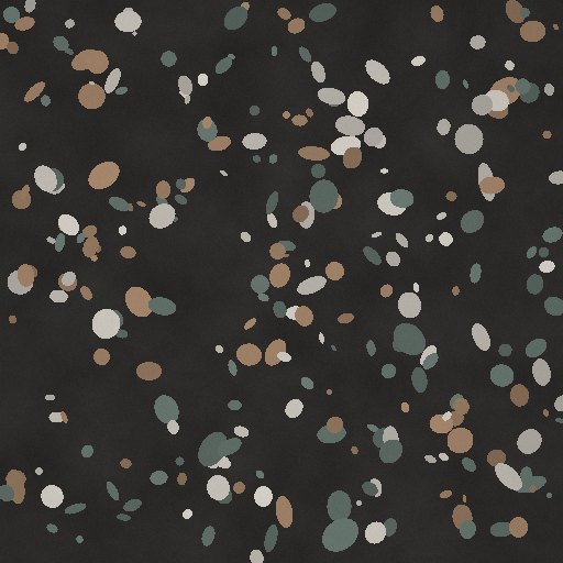Façade sur mesure Cernay, Terrazzo noir, finition Mat minéral