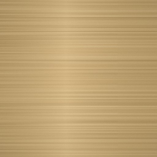 Façade sur mesure Laiton Brossé, Champagne, finition Brossé croisé