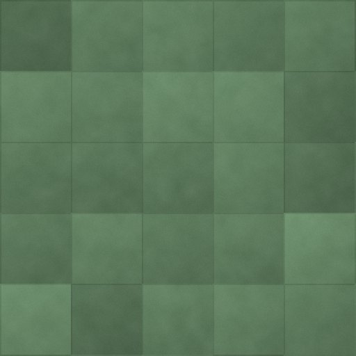 Façade sur mesure Médina Vert, Zellige vert, finition Satiné irrégulier